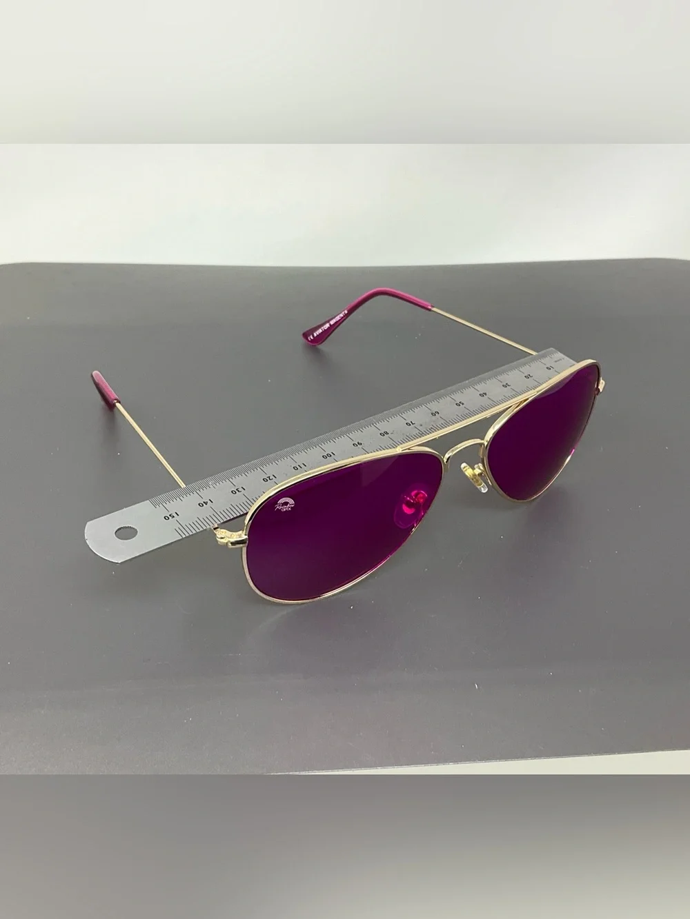 Rainbow Optx awakening Magenta Aviator sunglasses  Mood-Boosting